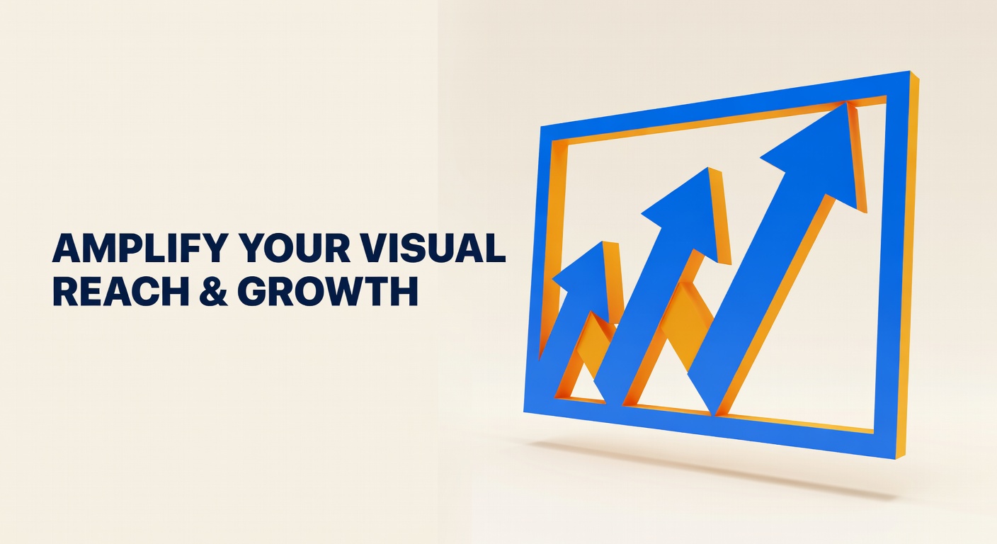 3D image with triple arrow representing 3x impression multiplier on Twitter